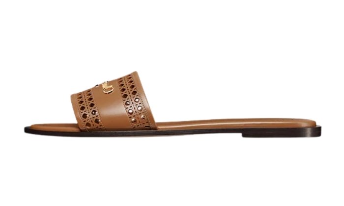 Pelle di vitello color cammello con motivo Pelle di vitello color cammello con motivo