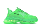 Triple S Neon Green Clear Sole