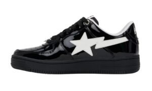 Low-top patent leather