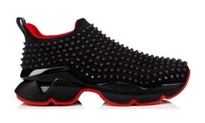 Spike Calzino Nero Rosso