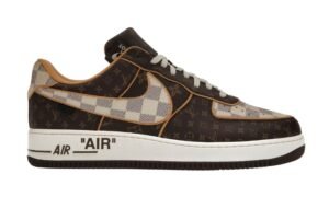 Monogramma Marrone Damier Azur