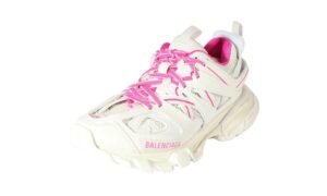 Track Sneaker White Fluo Pink