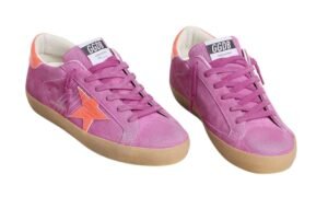 Super-Star Fucsia Con Dettagli Arancio Fluo