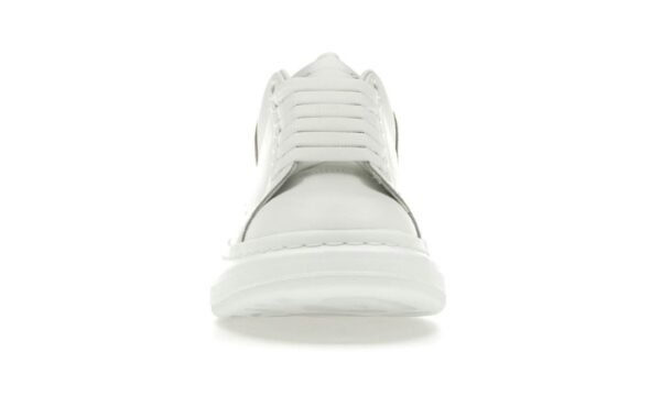 Oversized bianco argento coccodrillo