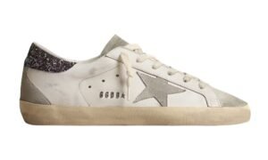 Super-Star Bianco Dark Grey Glitter (donna)