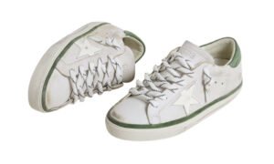 Stella in pelle bianca Super-Star LTD