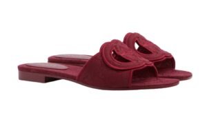 Ciabatta intrecciate rossa