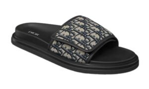 Sandalo Aqua Jacquard Oblique beige e nero