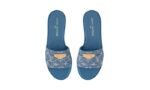 Lily Mules Bassi Blu
