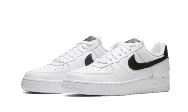 07 White Black Pebbled Leather